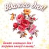 Вдалого дня! Бажаю сонячного дня і яскравих емоцій в ньому!